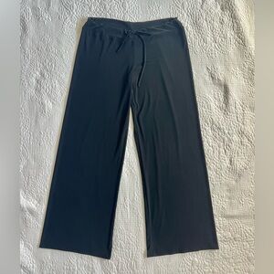 Norma Kamali Wide Leg Drawstring Pants